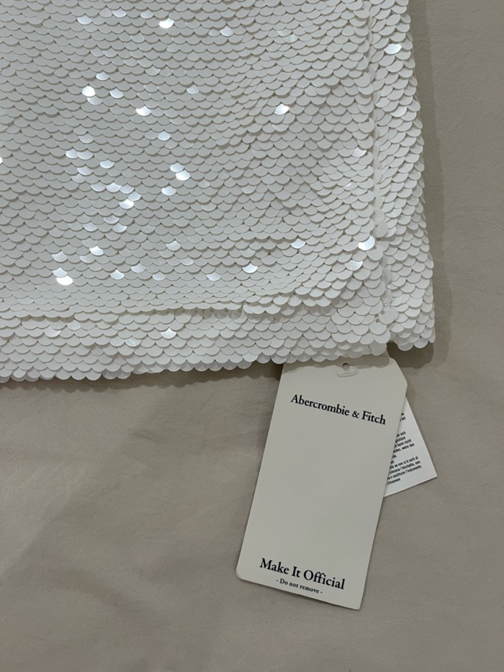 Abercrombie & Fitch White Mini Dress - Picture 7 of 7